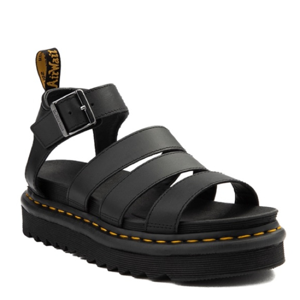Dr. Martens Blaire Black Strappy Sandal | 7